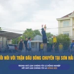 SÔI NỔI VỚI TRẬN ĐẤU BÓNG CHUYỀN TẠI SƠN HẢI VÂN
